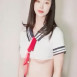 지유로그 세라복 언더붑 밑가슴 노출 룩북