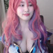 아리 코스프레 소람잉 숙인 가슴골